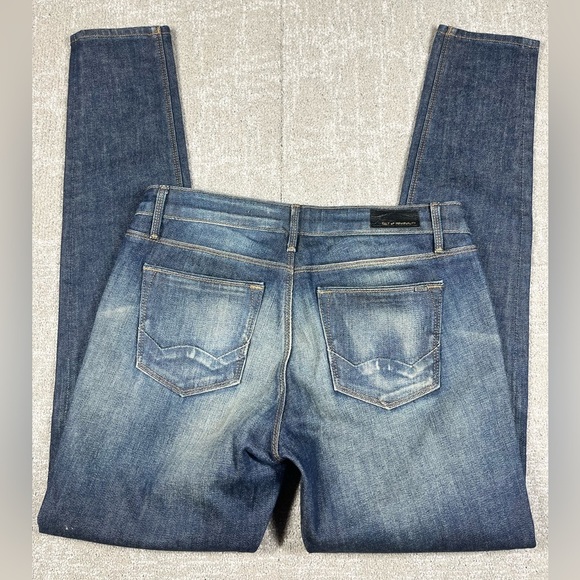 Cult Of Individuality Zen Mid Rise Skinny Blue Jean Womens Size 27 - Picture 6 of 8